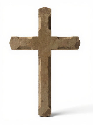 Church Top Cross - 53-inch — Gothic Stone finish