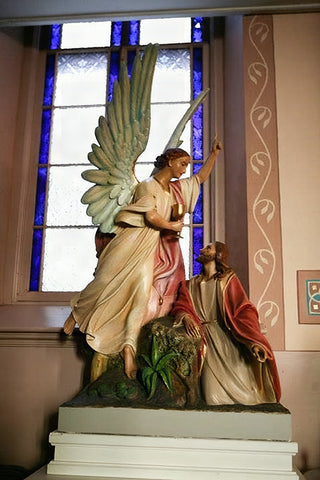Jesus in the Garden of Olives Statue - 67-inch - Realistic Color - Hand-Painted