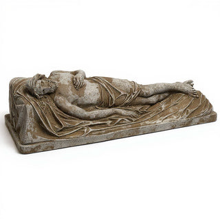 The Dead Christ Statue - 60-inch — Antique Stone finish