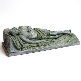The Dead Christ Statue - 60-inch — Mossy Green finish