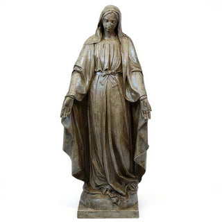 Our Lady of Grace Statue - 60-inch — Antique Stone finish