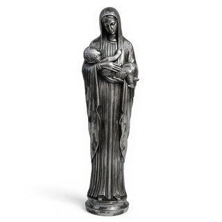 Our Lady of Providence Statue - 60-inch — Antique Silver finish