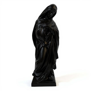 Blessed Mother Statue - 72-inch — Flat Black finish