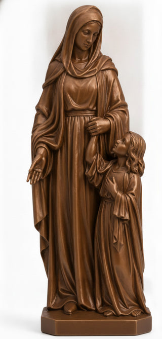 St. Anne and Child Statue - 59-inch