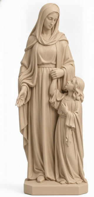 St. Anne and Child Statue - 59-inch