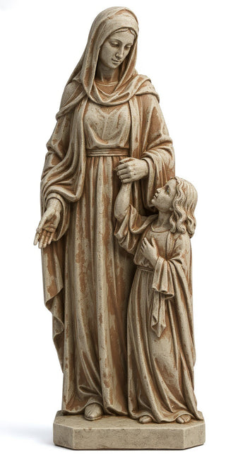 St. Anne and Child Statue - 59-inch