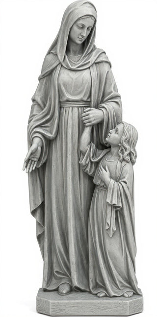 St. Anne and Child Statue - 59-inch