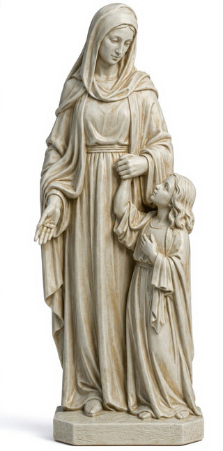 St. Anne and Child Statue - 59-inch
