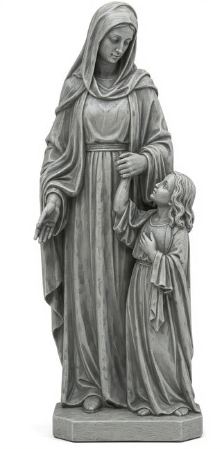 St. Anne and Child Statue - 59-inch
