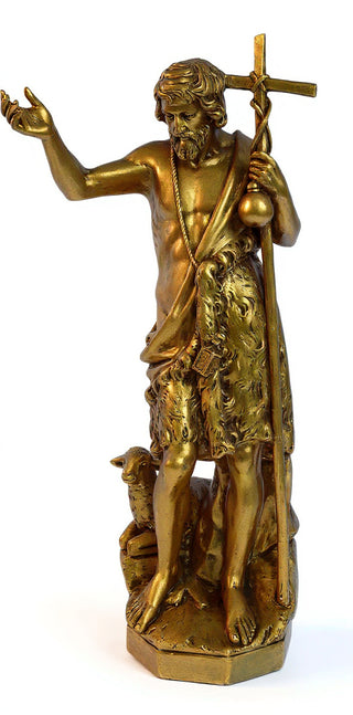 St. John the Baptist w/ (staff Statue - 60-inch