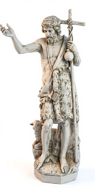St. John the Baptist w/ (staff Statue - 60-inch