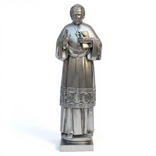 Saint John Neumann Statue - 48-inch — Silver finish