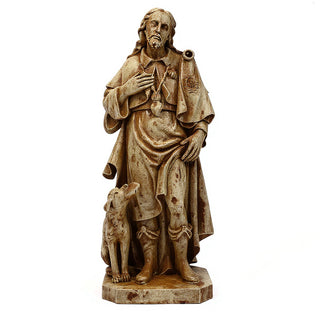 Saint Roch Statue - 48-inch — Gothic Stone finish