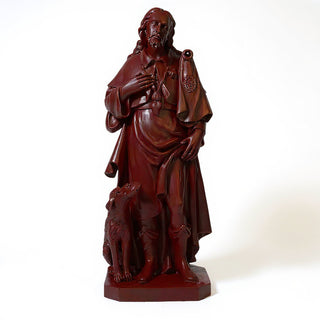 Saint Roch Statue - 48-inch — Rust finish