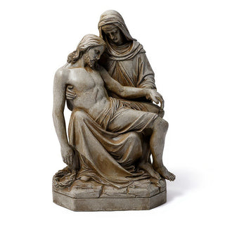 Pieta Statue - 53-inch — Antique Stone finish