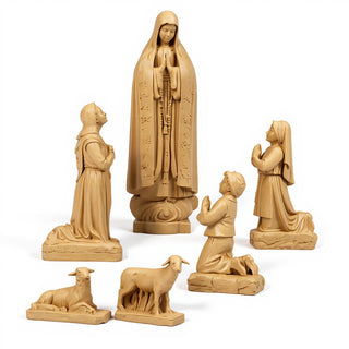 Our Lady of Fatima Statue - 60-inch — Dusted Sand finish