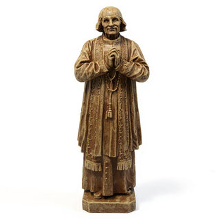 Saint John Vianney Statue - 7.5-inch — Gothic Stone finish