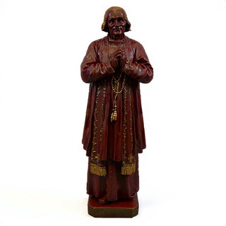 Saint John Vianney Statue - 7.5-inch — Rust finish