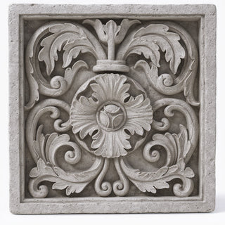 Square Decoration Wall Plaque - 16-inch — Antique Stone finish