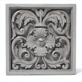 Square Decoration Wall Plaque - 16-inch — Old Stone finish