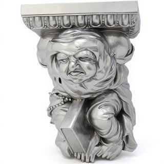Monk Wall Bracket - 15-inch — Silver finish