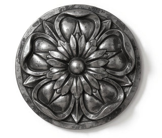 Amalfi Medallion Wall Plaque - 17.64-inch — Antique Silver finish