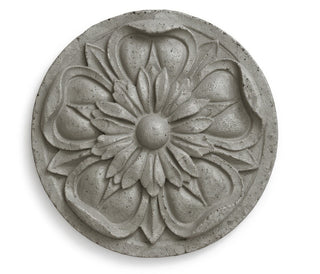 Amalfi Medallion Wall Plaque - 17.64-inch — Limestone finish