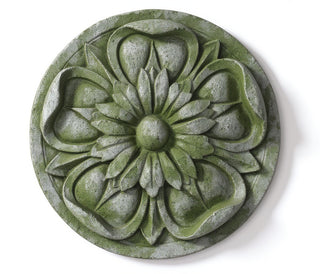 Amalfi Medallion Wall Plaque - 17.64-inch — Mossy Green finish