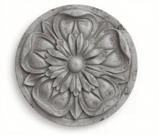 Amalfi Medallion Wall Plaque - 17.64-inch — Old Stone finish