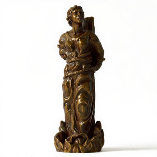 Saint Joan of Arc at the Stake Statue - 13-inch — Bronze finish