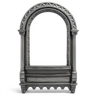 Gothic Frame Wall Frame - 49-inch — Aged Silver finish