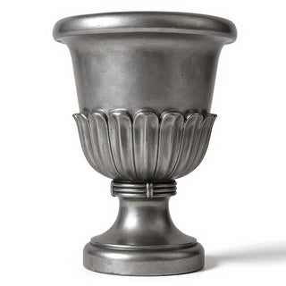 Benjamin Urn Planter - 18-inch — Aged Silver finish