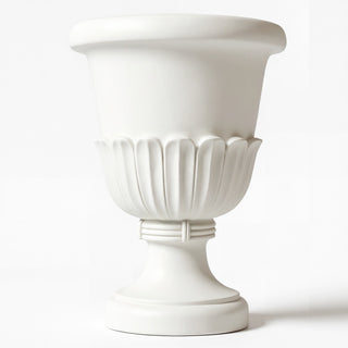 Benjamin Urn Planter - 18-inch — Flat White finish