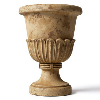 Benjamin Urn Planter - 18-inch — Gothic Stone finish
