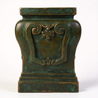 Fallon Pedestal - 14-inch — Green Bronze finish