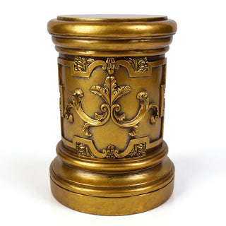 Consetta Pedestal - 22-inch — Antique Gold finish