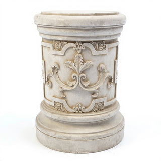 Consetta Pedestal - 22-inch — Antique White finish