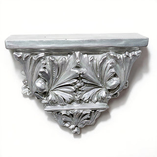 Horizontal Leaf Bracket Wall Bracket — Silver finish