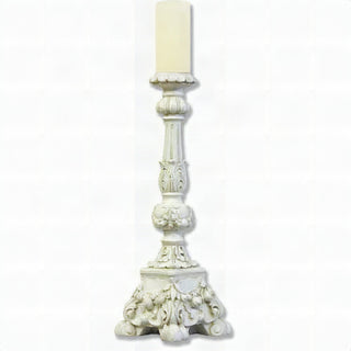Astaire Candleholder - 22-inch — Antique White finish