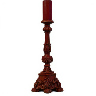 Astaire Candleholder - 22-inch — Rust finish