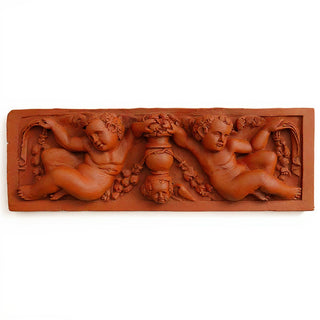 Angels with Urn Relief Wall Plaque — Metro finish