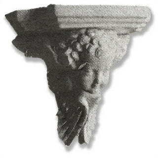 Angel Face Bracket, Small Wall Bracket - 7-inch — Old Stone finish