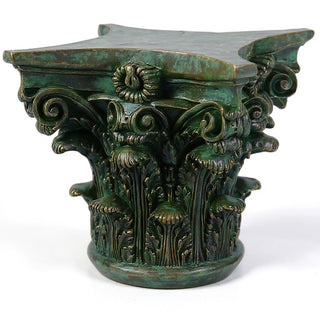 Corinthian Capital — Green Bronze finish