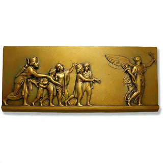 Angel of Peace Frieze — Antique Gold finish