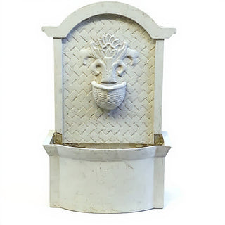 Country Wall Fountain - 26-inch — Antique White finish