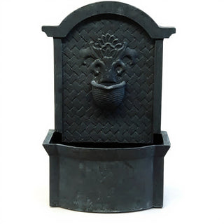 Country Wall Fountain - 26-inch — Dusted Black finish