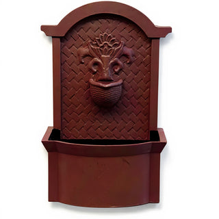 Country Wall Fountain - 26-inch — Rust finish