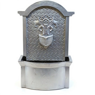 Country Wall Fountain - 26-inch — Silver finish