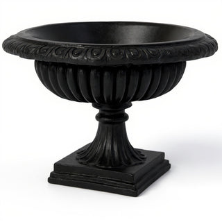 Low Planter — Dusted Black finish