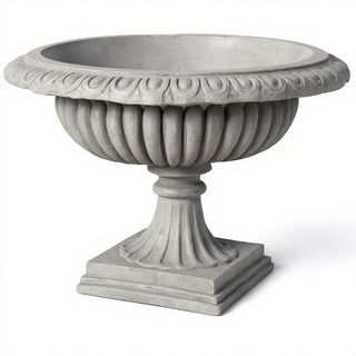 Low Planter — Limestone finish